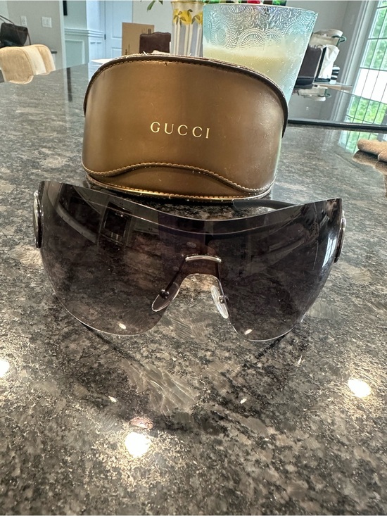 Gucci Accessories - Gucci Shield Sunglasses in Black Gradient